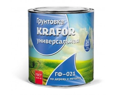 Грунт ГФ-021 СЕРЫЙ   2,7 кг KRAFOR/6